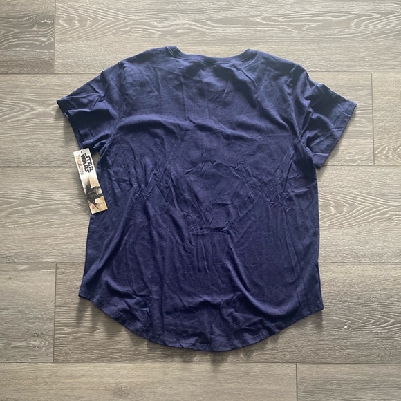 Star Wars Mandalorian Navy Blue T-Shirt Girls/Teens XXL NWT - Picture 6 of 6